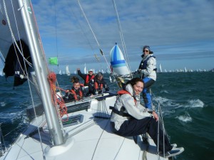 Jeanneau 37 with Asymmetric / Spinnaker included on RTI race