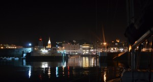 Arriving at St Peters Port, Guernsey