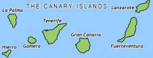 Canary Island Yacht Charter Map