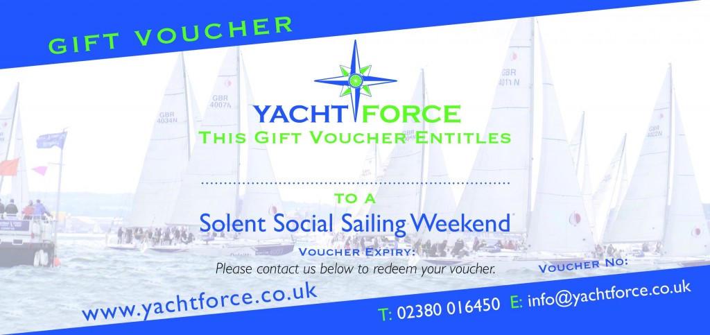 Yacht Sailing Experience Gift Voucher - Yachtforce.co.uk