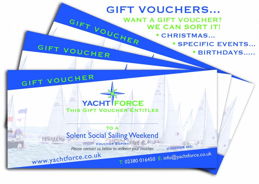 Yacht Sailing Gift Voucher from Yachtforce