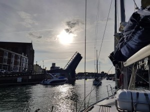 Weymouth Lifting Bridge through to the Marina